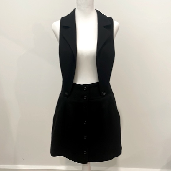 Dolce Vita wool skirt with detachable lapel size s - Picture 1 of 4